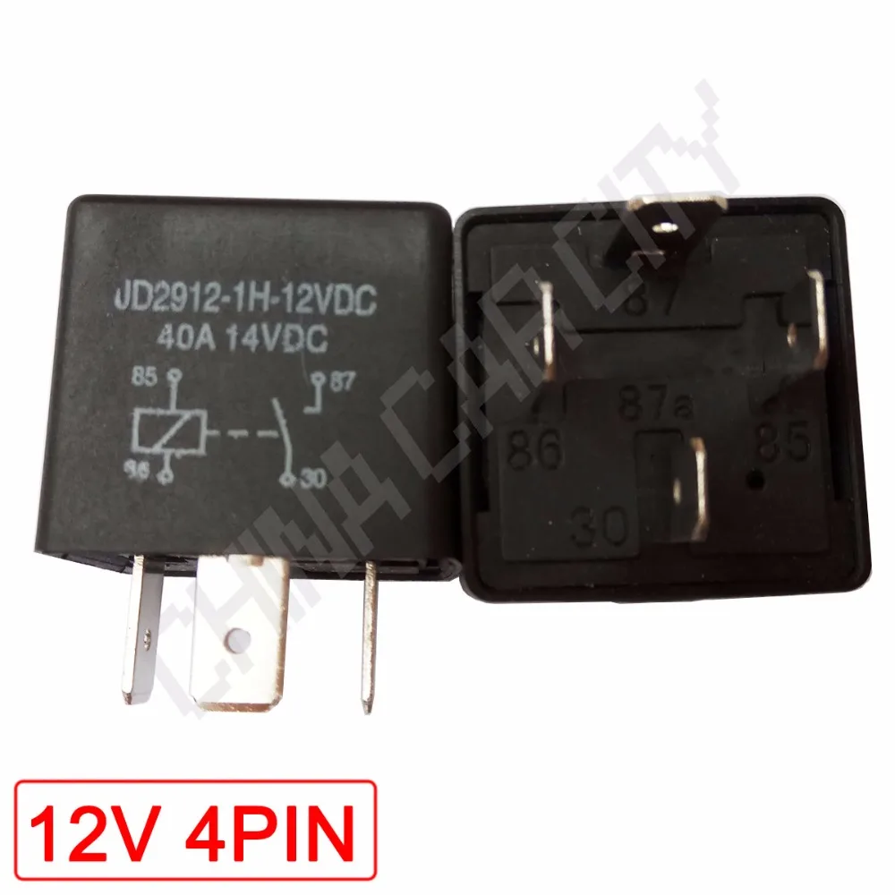 3 Pieces 24V Coil 30A 4 Pins SPST Car Automotive Alarm Security Power Relays
