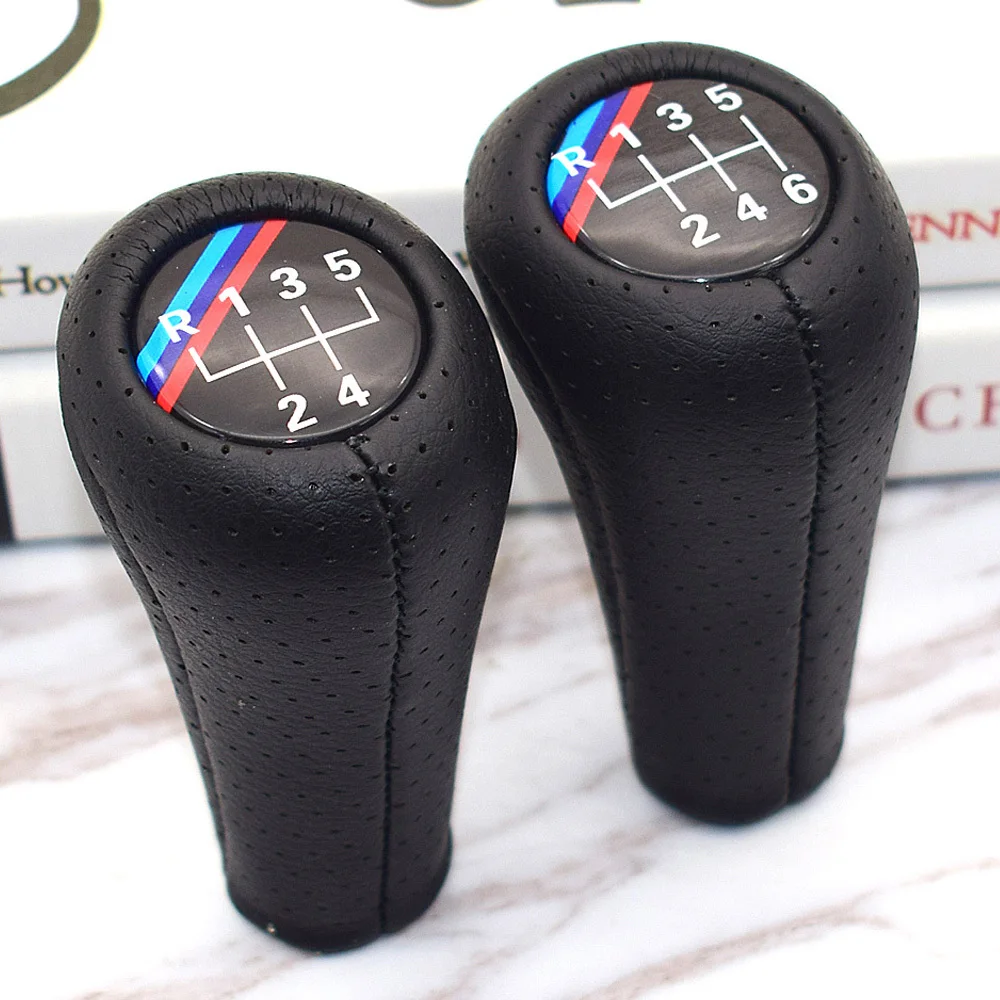 

5 Speed 6 Speed Leather Gear Shift Knob for BMW 1 3 5 6 Series X1 X3 X5 E46 E53 E60 E61 E63 E65 E81 E82 E83 E84 E87 E90 E91 E92
