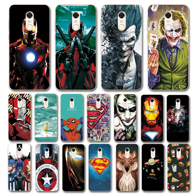 

Newest Art Printed Case For Xiaomi Redmi 5 Plus Novelty Super Cool Phone Case Bumper Redmi 5plus Back Cover For Xiaomi redmi 5