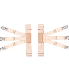 Для мужчин рубашка Нескользящие подвязки кожи рубашка против морщин нога кольцо Носки