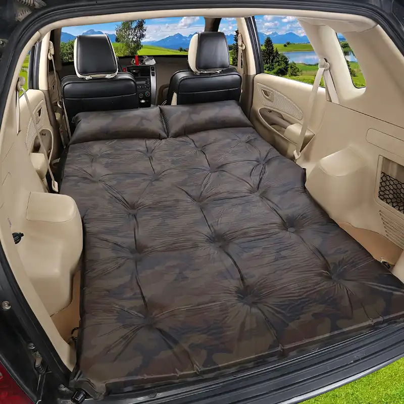 coussin de couchage pour les vacances en camping Matelas gonflable pour voiture lit de voyage de voiture si/ège arri/ère portable Lit pneumatique automatique de voiture