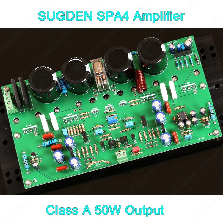 

SUGDEN SPA4 Hi-End Mono Amplifier 50W Class A Output DC Servo Current Negative Feedback SANKEN C2922 A1216 Speaker Protection