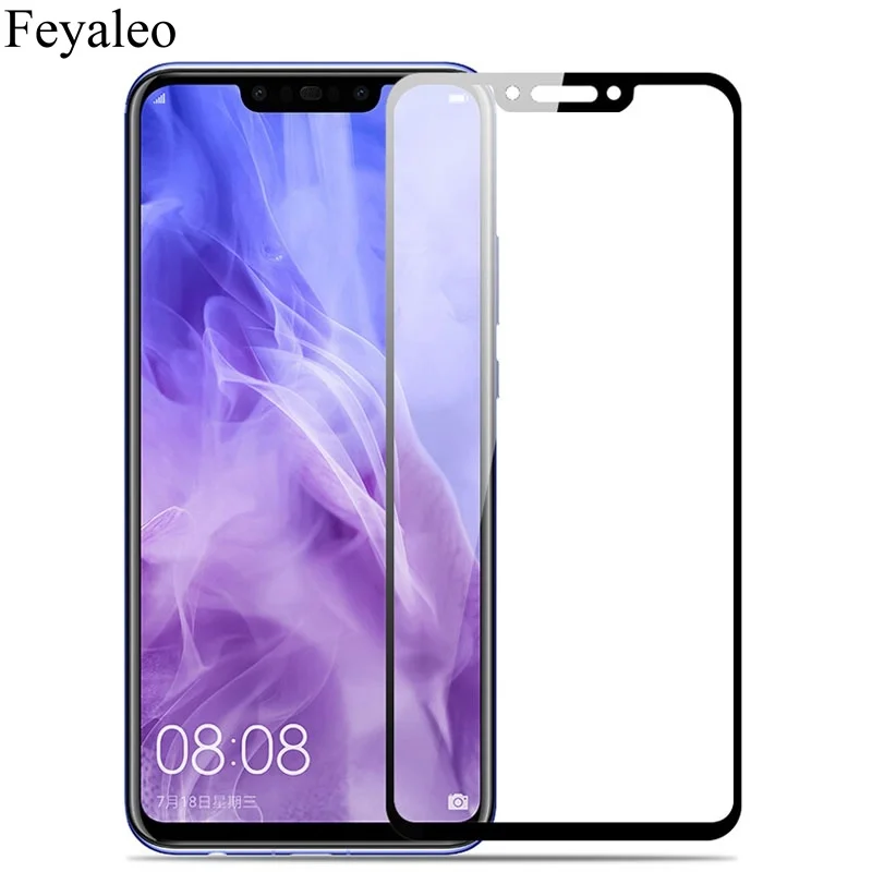 Закаленное стекло 9H для Huawei Nova 3i 3 INE-LX2 INE-LX9 Защита экрана P Smart Plus чехол с полным
