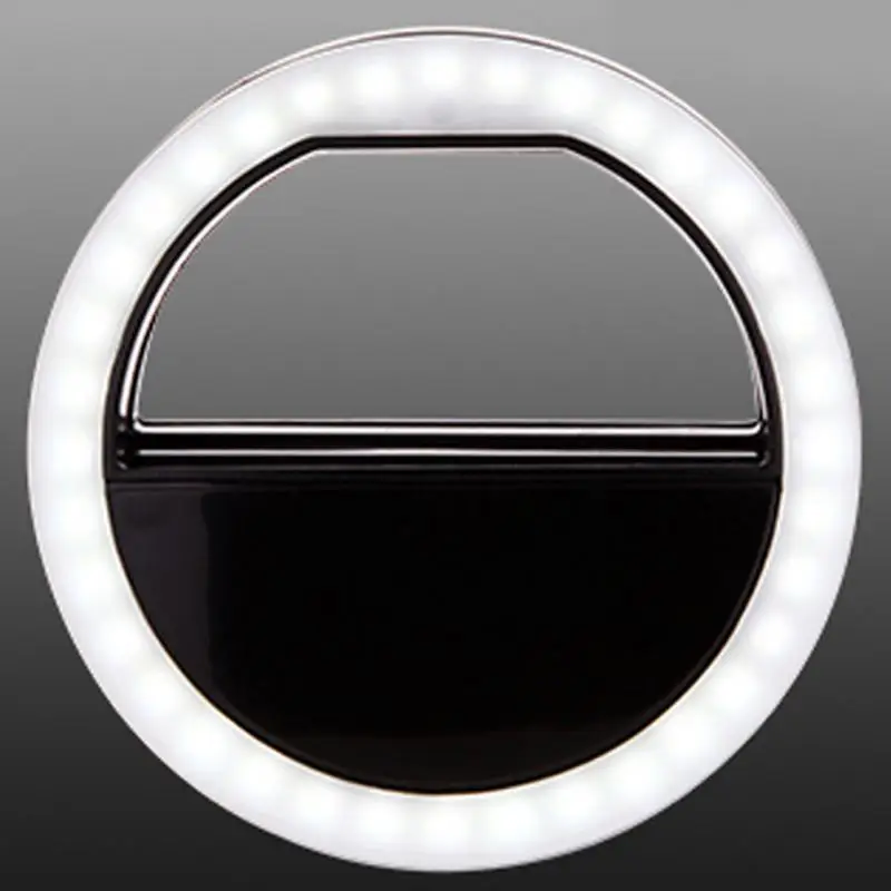 Новая мода портативный селфи-кольцо LED Flash заполняющий свет клип камера для Iphone samsung Xiaomi htc Android смартфон