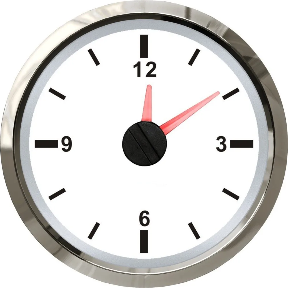 high quality clock table clock gauge 52mm waterproof hourmeter 12v