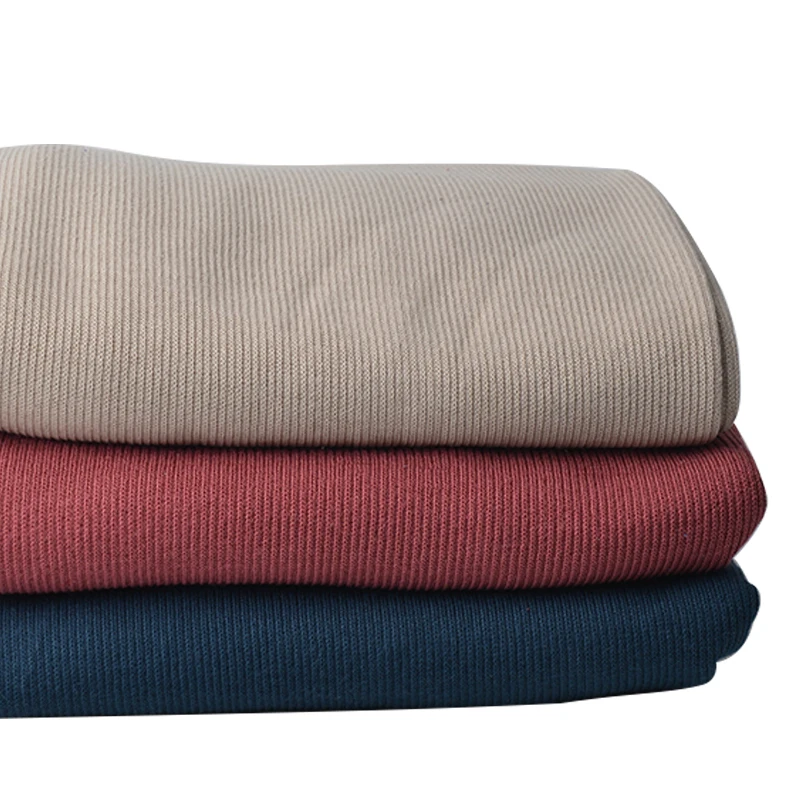 Анти пилинг чесаная шерсть акриловая ткань ребро для свитера K302872|fabric rib|acrylic