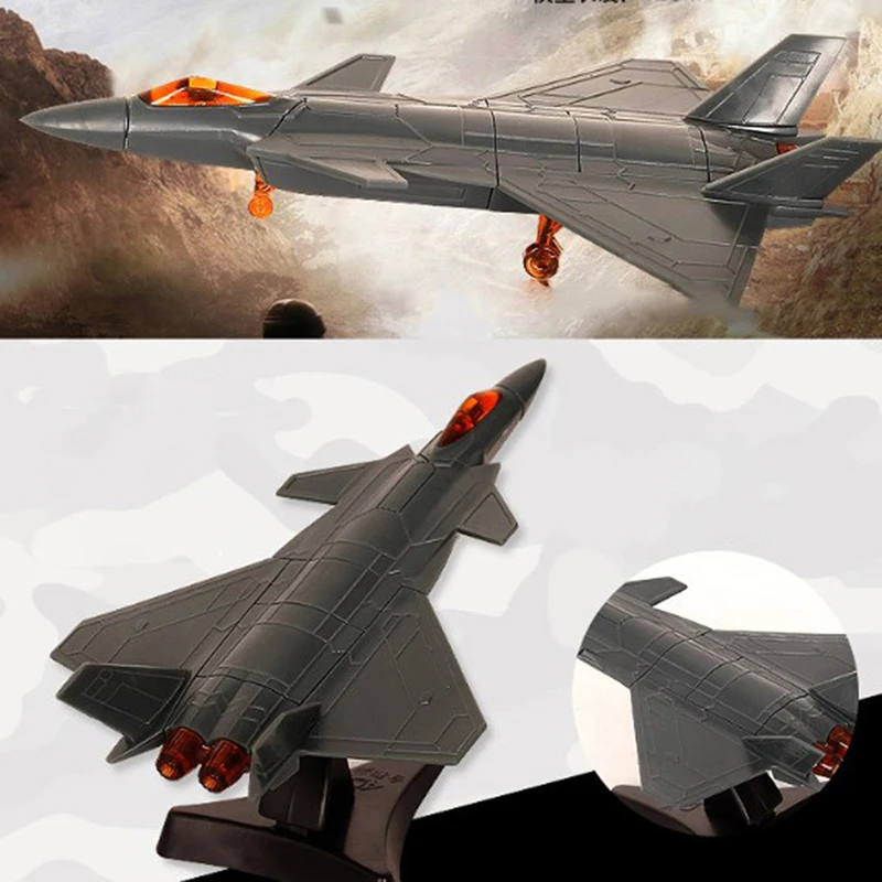 

1Pcs Random Color Scale Assemble Fighter Model Toys Building Tool Sets Flanker Combat Aircraft Diecast War .10-12 cm(L)