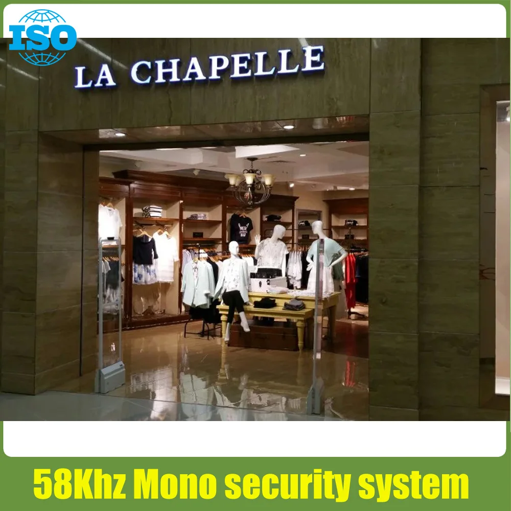 

Top Grade Acrylic EAS System 58khz Alarming Antenna AM System Security Gate for Supermarket Cosmetics Shoppoing Mall