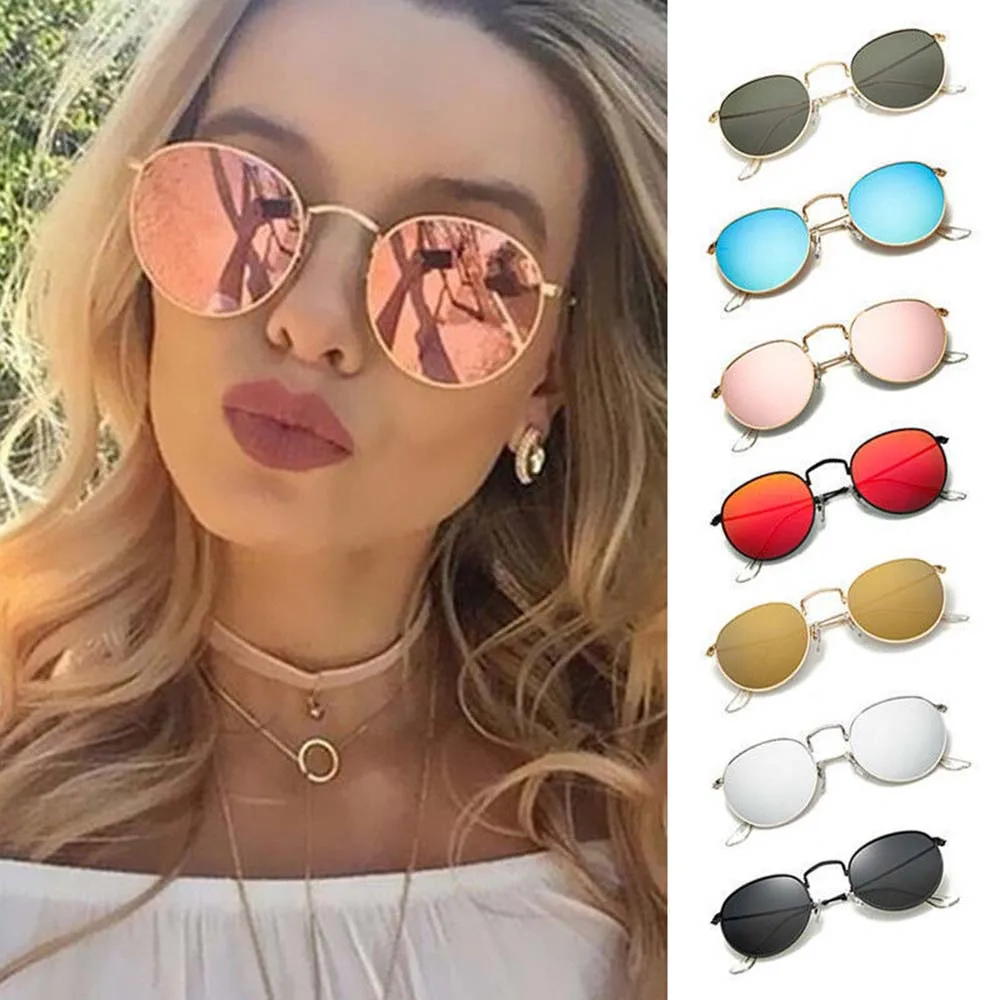 

New Fashion Luxury Men Women Mirror Lens Steampunk Sunglasses Glasses Vintage Retro Driver Goggles