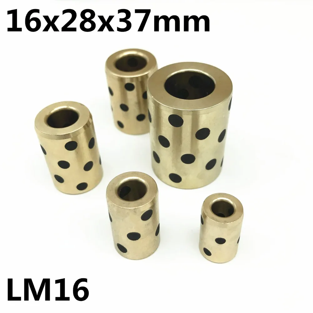 LM16UU 16 mm linéaire Roulement à billes Bague 16x28x37mm 3D imprimante-CNC