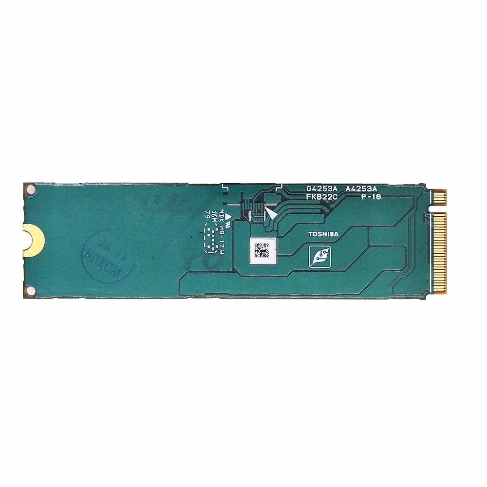 Toshiba внутренний SSD твердотельный накопитель 256 ГБ 512 2280 NGFF M.2 PCIe NVMe XG4 PCI Express 3