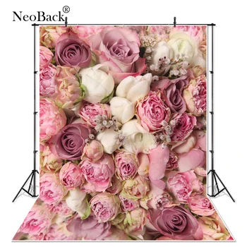 

NeoBack Vinyl Foral Photo Backdrop Studio backgrounds for photo studio children shooting Computer Painted Backdrops P0668