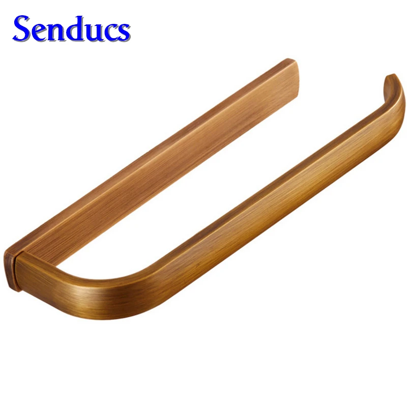 

Senducs Antique Towel Rack Fashion Home Bathroom Towel Bar and Luxury Hotel Bathroom Towel Holder Golden Towel Rack