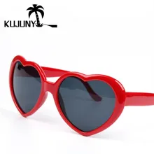 KUJUNY, солнцезащитные очки в форме сердца для женщин, Ретро стиль, женские солнцезащитные очки в форме сердца, бренд, очки, Ретро стиль, женские солнцезащитные очки