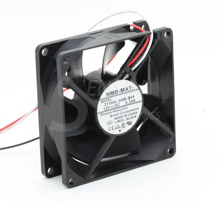 Для NMB 3110KL 04W B69 8025 8 см 80 мм DC 12 В 0.34A инвертор сервера осевые Выделенные вентиляторы