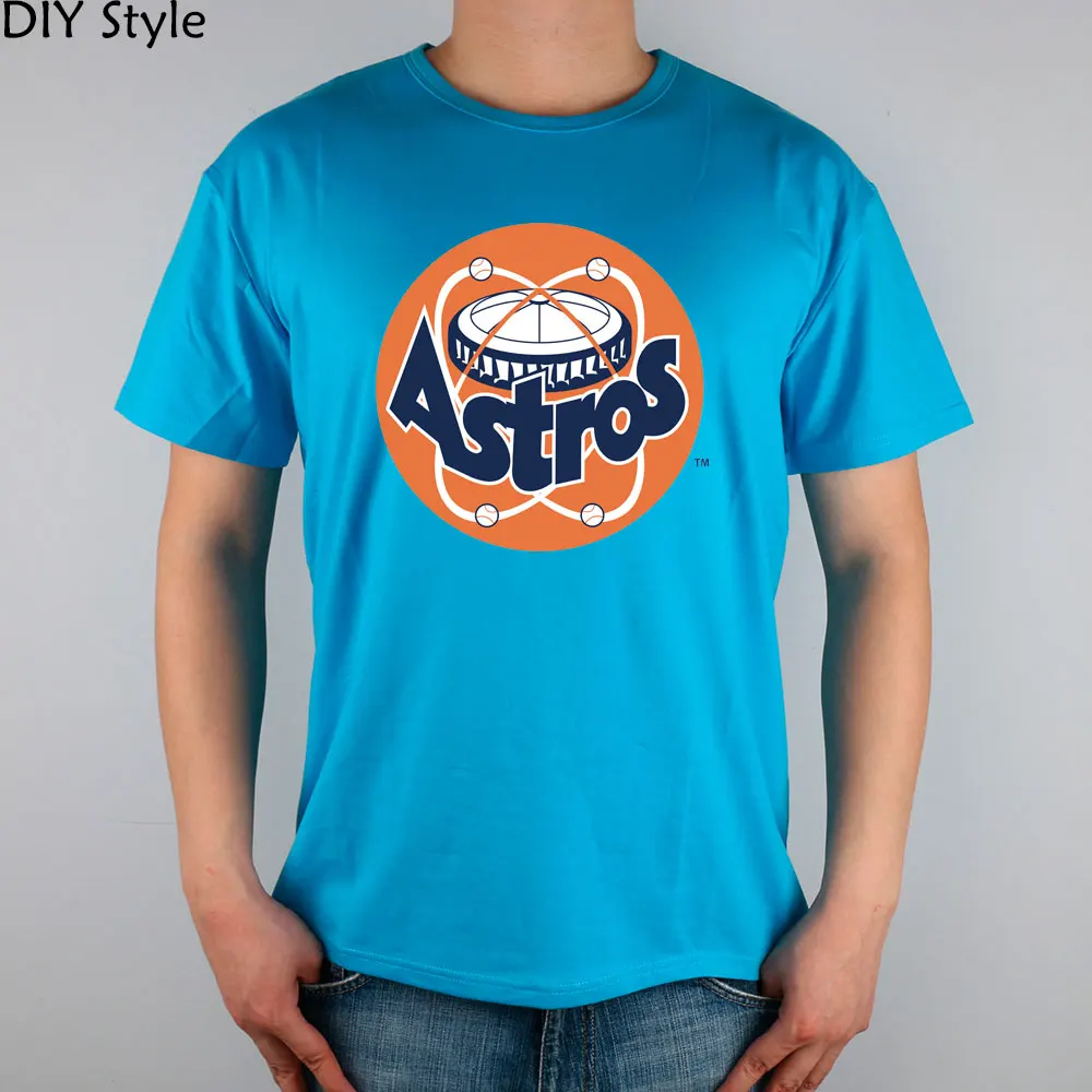 ASTROS LOGO short sleeve T shirt Top Lycra Cotton Men T shirt New DIY