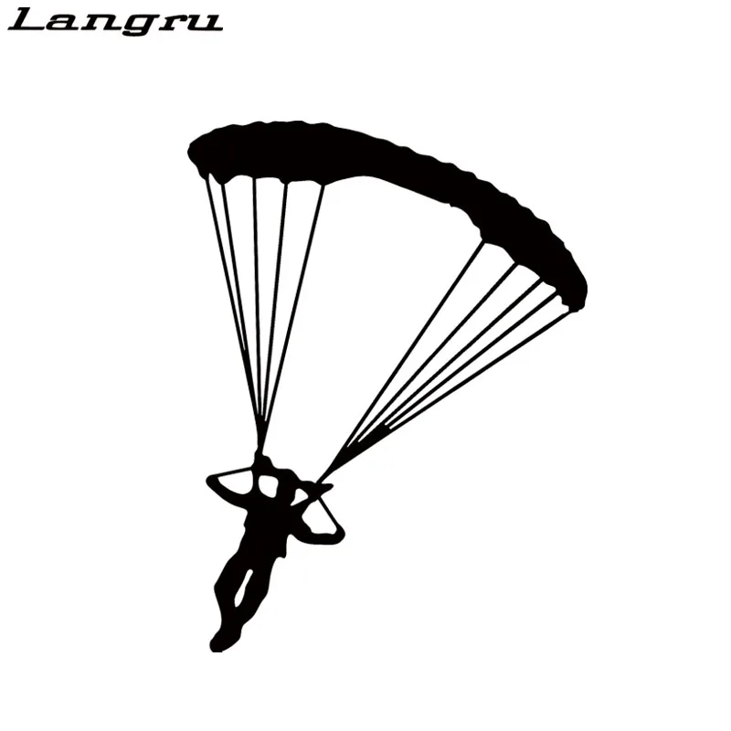 Langru личностные прыжки с парашютом стикер наклейка художественный автомобиль самолет автомобиль Stying автомобильные аксессуары JDM