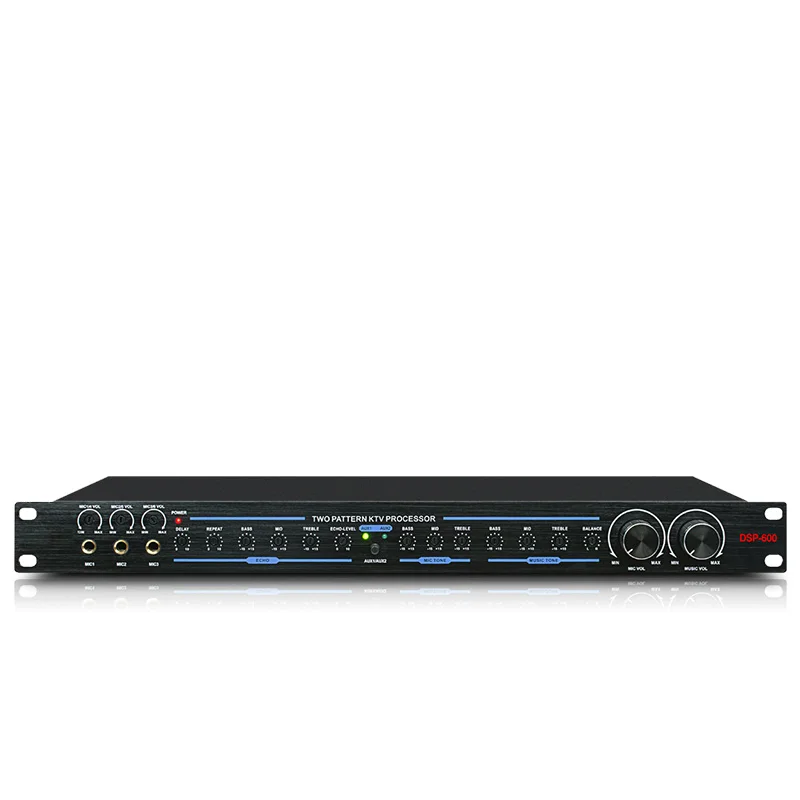 DSP Professional Power Karaoke designed Preamp With 99 Digital Reverb Effects Adjustment Loudspeaker Without Noise for