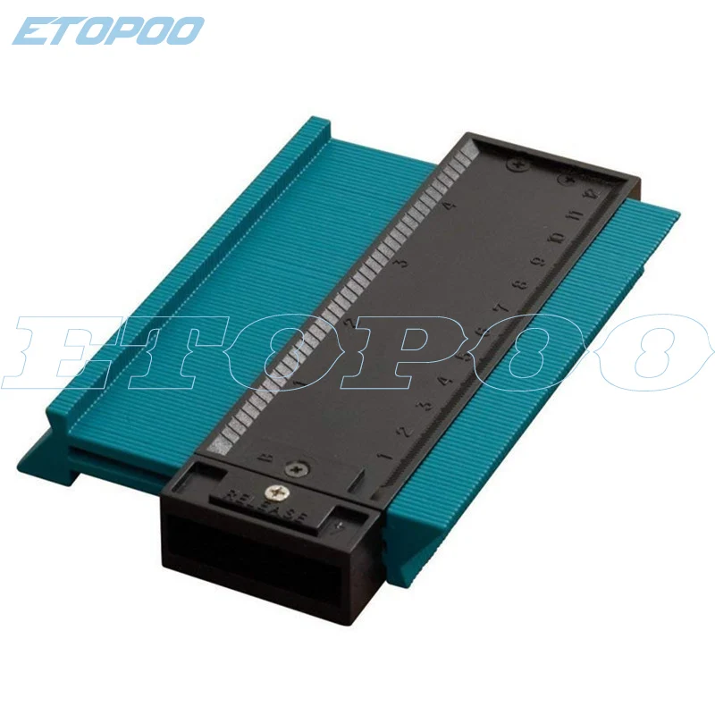 

Plastic Contour Gauge With Locking Mechanism Profile Gauge Measure Ruler Contour Duplicator for Precise Measurement Tiling
