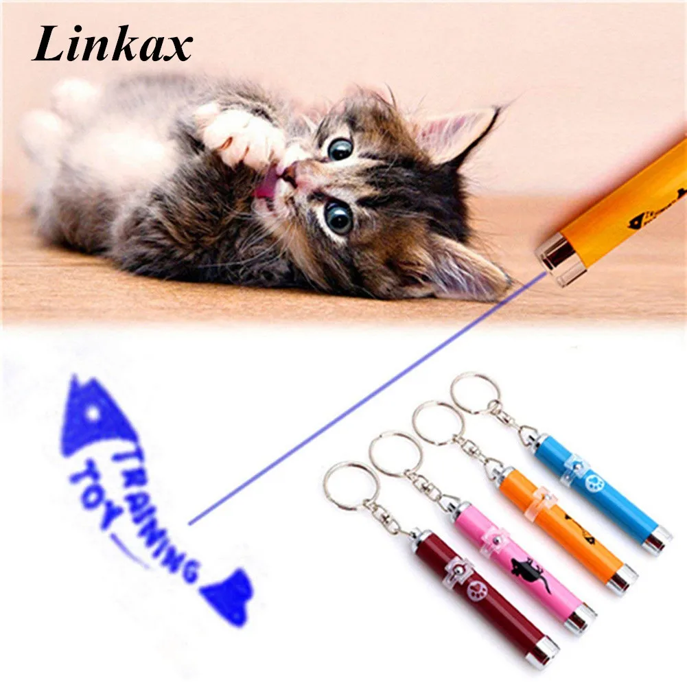 Multifunction Laser Pointer Pen Flashlight Lamp Emits Rat Fish Paw