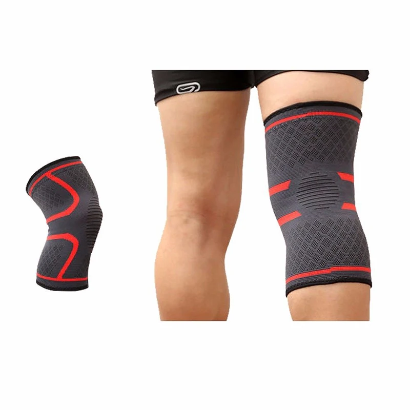Новейший Спорт поддержка колена дышащий нарукавник компрессионный коленный бандаж для бега спорта защиты одежда эластичная Горячая