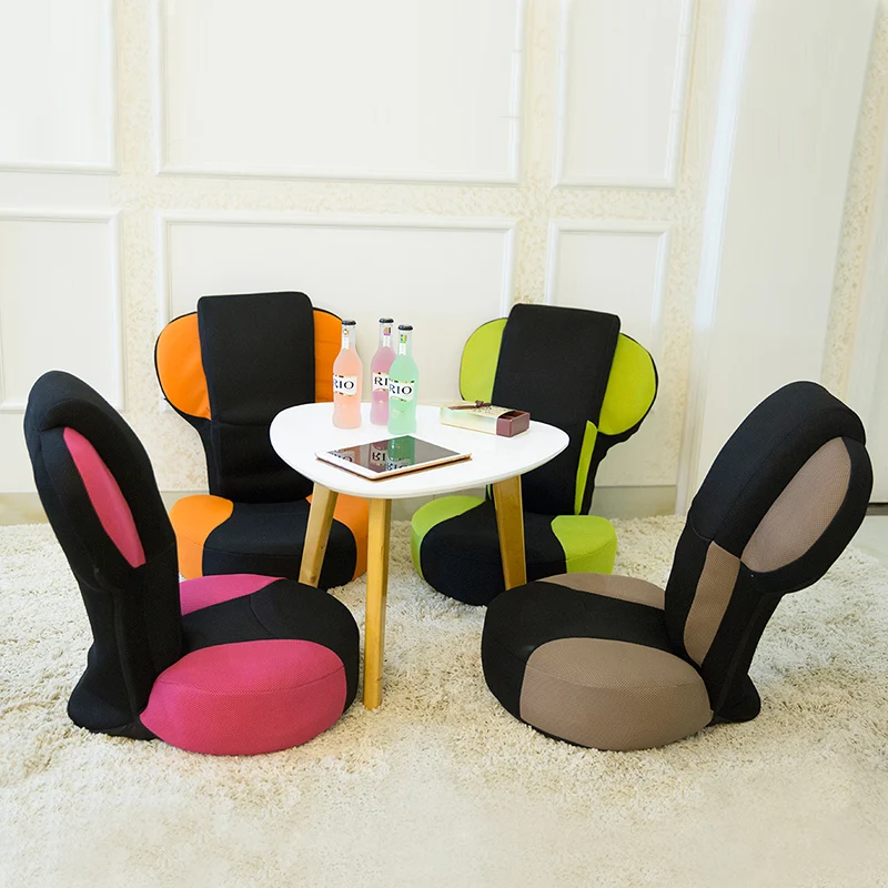 Floor Folding Yoga Gaming Chair 14 Angle Adjustable Front&Back Elbow Rest Ergonomic Kneeling Chair