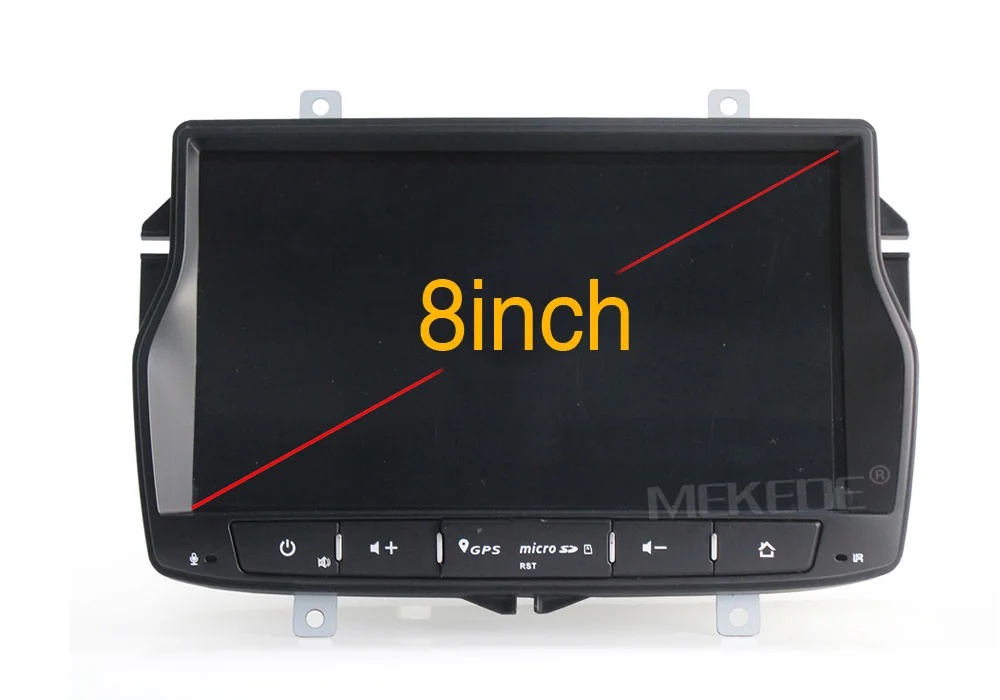 Sale Russian menu!Mekede 8core android 8.0 car dvd player headrest for Lada Vesta RADIO STEREO radio with 4g wifi bluetooth 4
