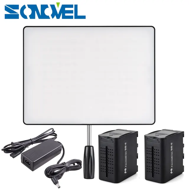 $US $77.00  YONGNUO YN600 Air YN-600 LED Camera Video Light Lamp 3200K-5500K with AC Power Adapter /Battery Cas