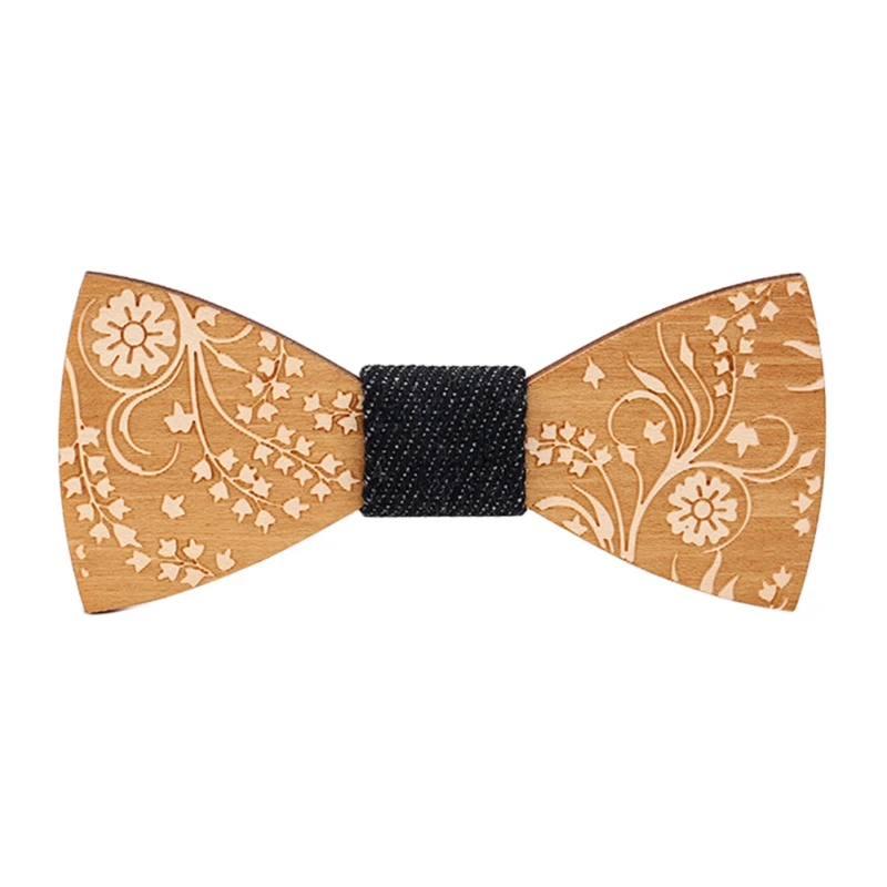 Лидер продаж 10 видов модный деревянный для взрослых галстук-бабочка цветочный Камуфляжный узор вечерние деревянный лук галстук костюм декоративный галстук-бабочка повязки - Цвет: H