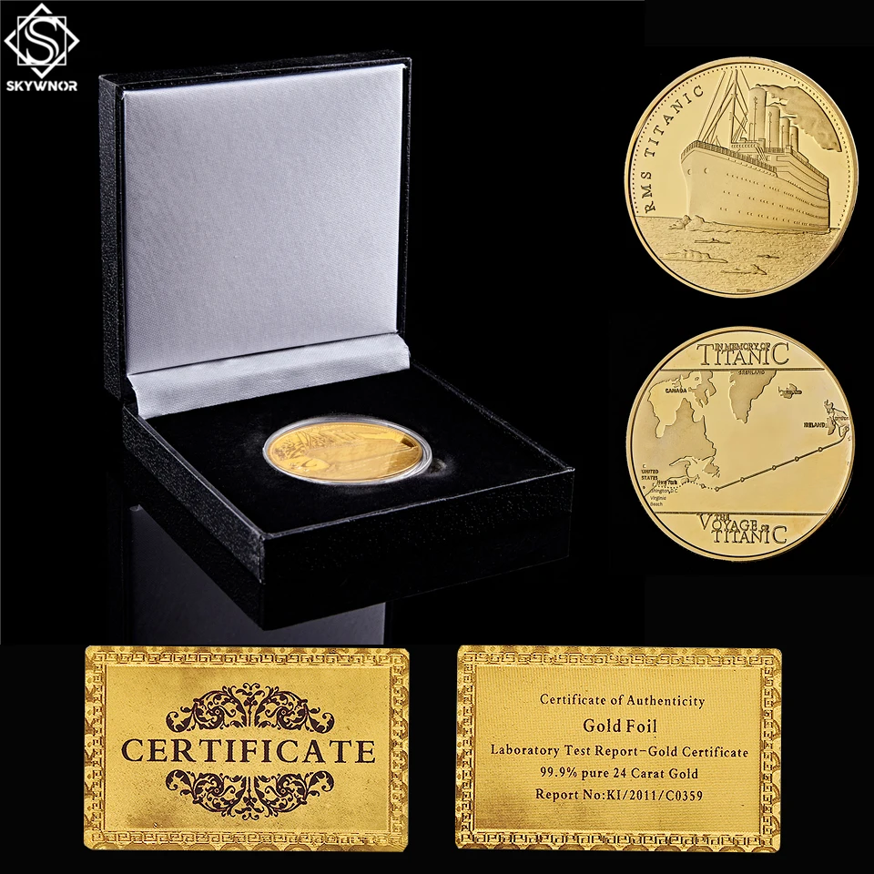 

1912 Titanic Anniversary Memory Of Rms Victims Commemorative Tragedy Of The Titanic Collection Coin