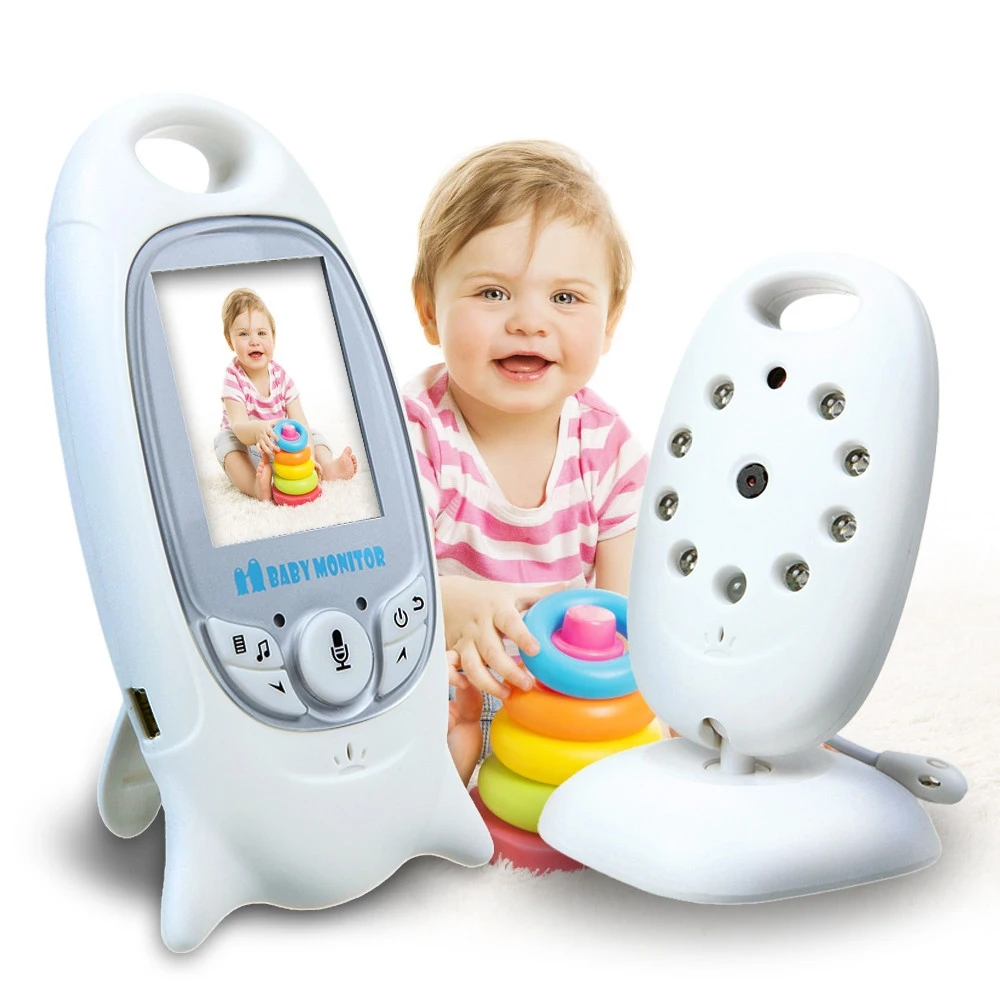 

VB601 Multiple language Wireless Baby Sleeping Monitor Temperature Monitoring Portable Babysitter Night Vision LCD Audio Radio