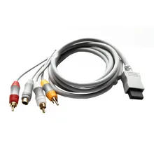 RCA аудио AV Video S-видео шнур, кабель для nintendo wii