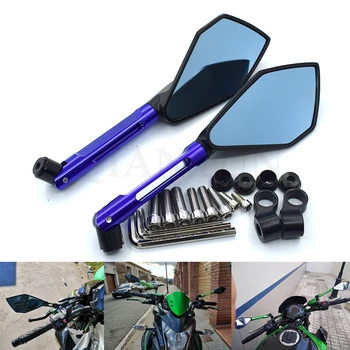 

Universal motorcycle CNC aluminum 8 mm 10 mm rearview mirror side mirror accessories For Yamaha FZ6 FAZER FZ6R FZ8 FZ1 FAZER XJ6