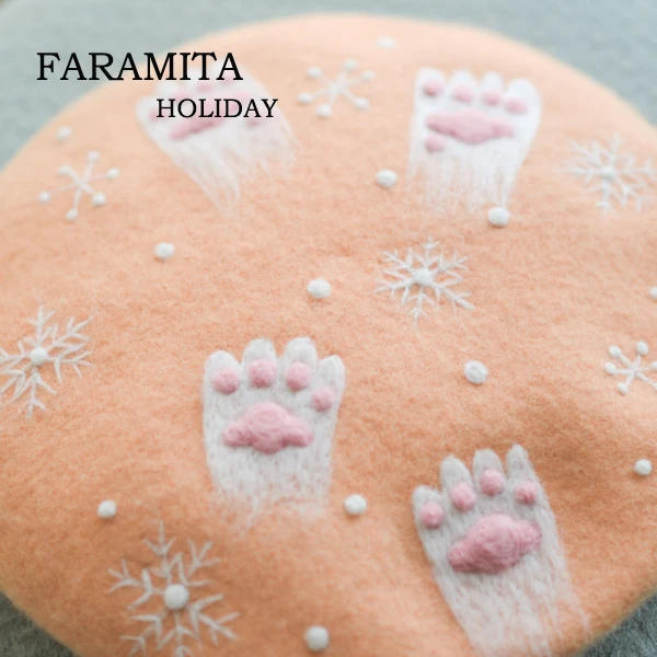 1511.72 руб. 24% СКИДКА|Faramita праздник маленьких Кошачий коготь милые Hand Made Для женщин девочек шляпа Руководство женский шерстяной войлок береты Vogue женские шапочки для животных береты-in Женские береты from Аксессуары для одежды on Aliexpress.com | Alibaba Group