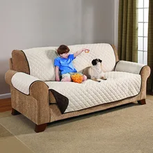 Стеганный диван рука для кресел и диванов ПЭТ протектор скольжения крышка Подушка для мебели броги для Прямая