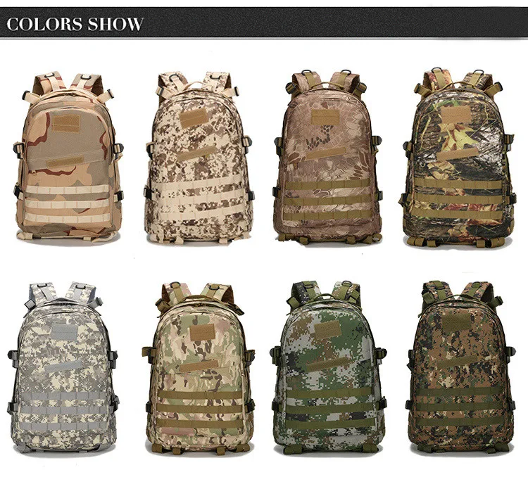 40L открытый охотничий Штурмовой Рюкзак страйкбол 3Day Molle Camel пакет ATACS FG охотничий камуфляж