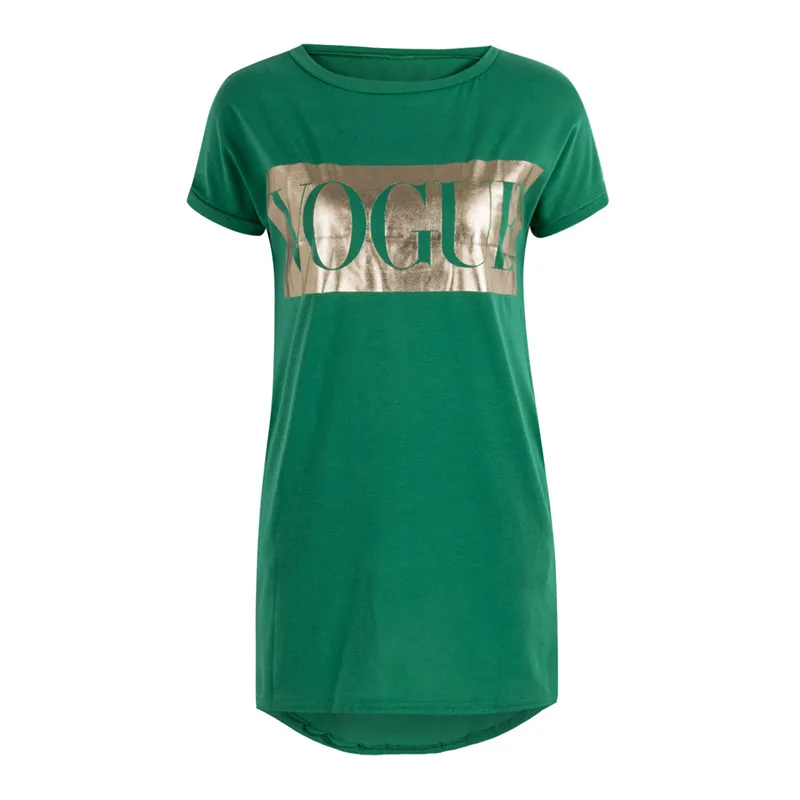 Летние популярные женские модные короткие футболки, платья с рукавом, вырез лодочкой, вечерние повседневные пляжные прямые платья - Цвет: Зеленый