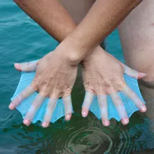 1 пара силиконовых плавников для плавания ручные веб-ласты тренировочные перчатки для дайвинга тканевые перчатки для женщин, мужчин и детей для плавания ming