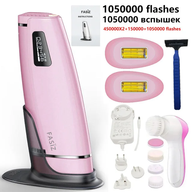 

1050000times 3in1 IPL Laser Epilator Hair Removal LCD Display Machine Laser Permanent Bikini Trimmer Electric depilador laser