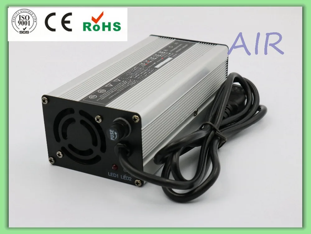 120W 58,8 V 2A алюминиевое зарядное устройство для электровелосипеда, литий-ионного и Lipo зарядного устройства