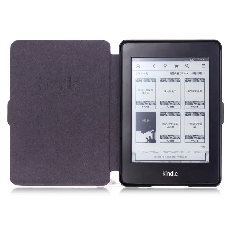 Магнитный умный чехол для Amazon Kindle Paperwhite 1 2 3 Coque ультра тонкий чехол для чтения книг для Kindle Paperwhite с автоматическим пробуждением/спящим режимом