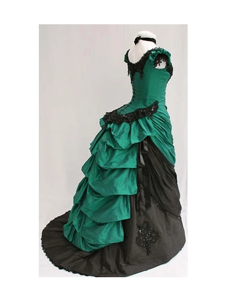 Сатиновое платье Marie Antoinette бальное в стиле бохо готика викториана|gothic victorian