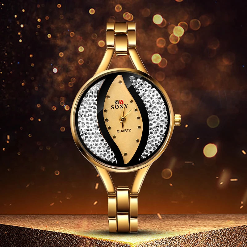 

Feminino Relogio New Design Shining Eyes Women's Watch Business Ladies Watches For Mujer Reloj Simple Bracelet bayan kol saati