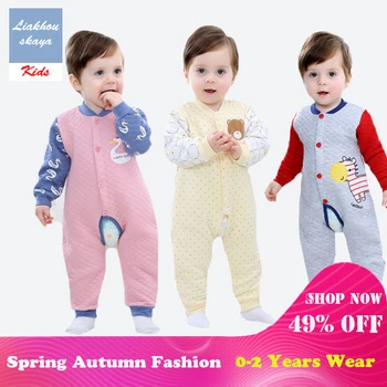 

Liakhouskaya 2019 Newborn Romper For Baby Winter Jumpsuit Long Sleeve New Born Baby Clothes infant Autumn Toddlers Clothing