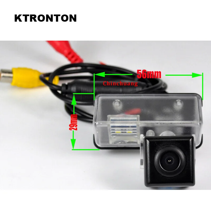 

Car Rear View Reverse backup Camera for Toyota Corolla 2014 with Wide View Angle Waterproof Night Vieion RCA plug PAL NTSC video
