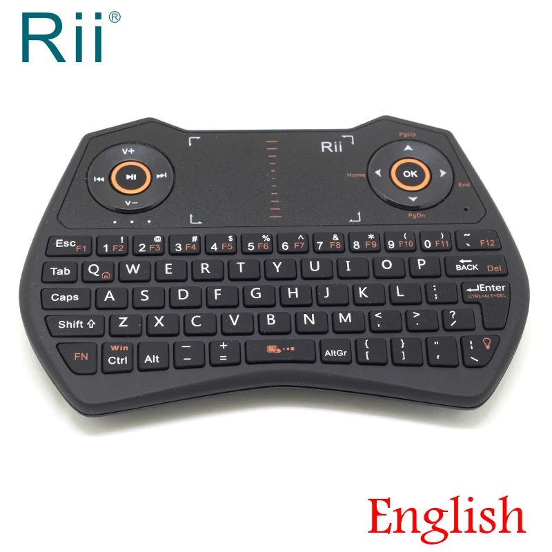 

[Free DHL] Original Rii i28C 2.4G Wireless Mini Keyboard+Air Mouse+TouchPad+Backlight for Andorid TV Box/IPTV/PC - 30pcs