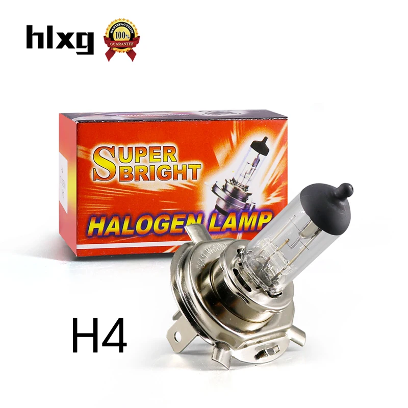 HLXG 1pcs H4 Hi/Lo Light 12V 55W Car Headlight Bulbs Halogen (LED) 3000K 4000K Head Lamp 24V | Автомобили и мотоциклы
