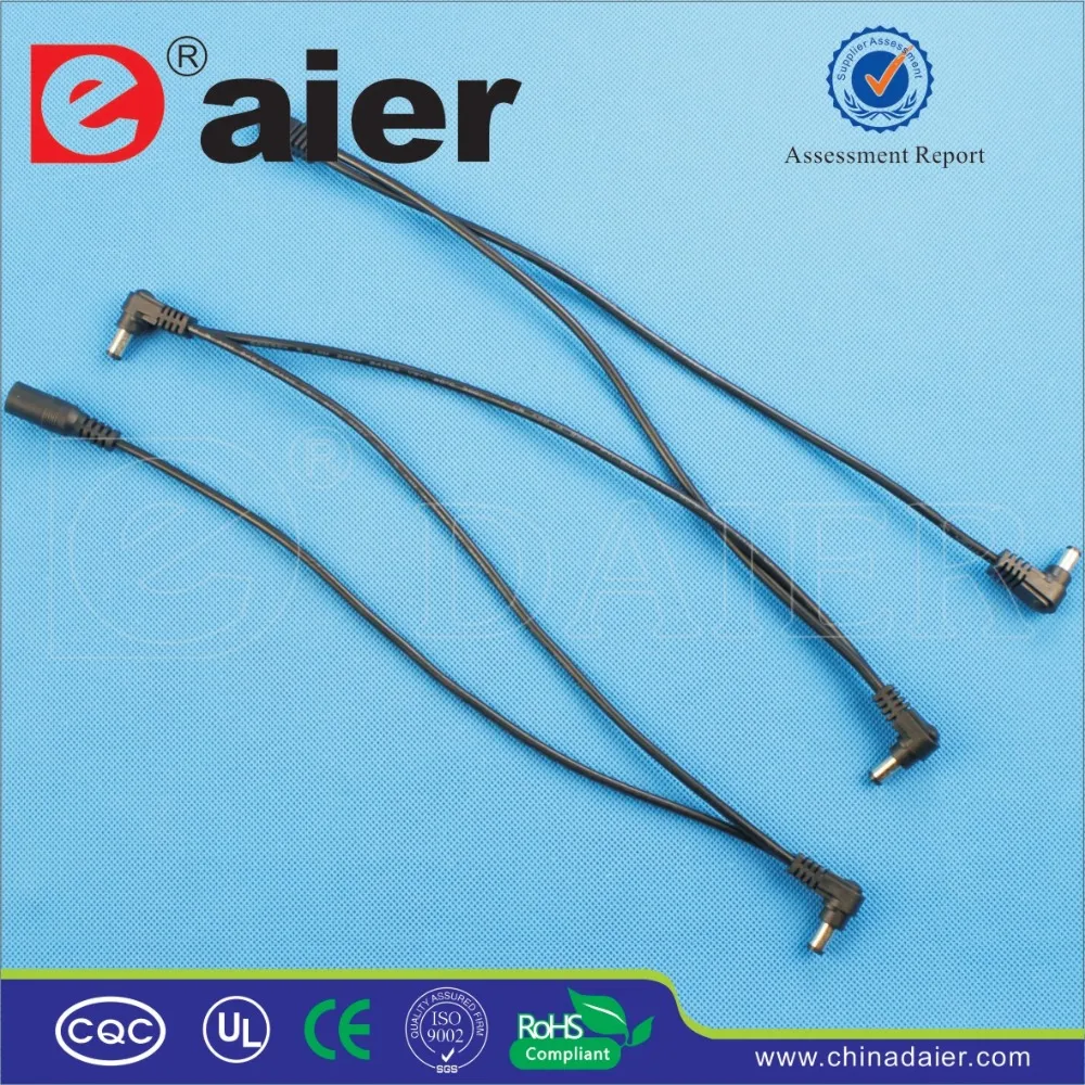 

5DC2.1F-1 1 to 5 Guitar Pedal Effect cable with DC Power Jack 2.1MM Plug