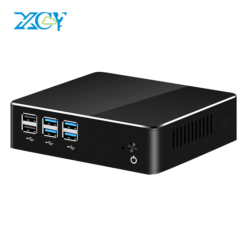 XCY X35 Мини ПК компьютер Intel Celeron 3965U 4 к UHD оконные рамы 10 HD графика 610 HDMI VGA 300 м Wi Fi Gigabit LAN Minipc NUC