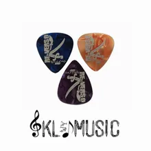 Гитарные Запчасти для пикапа жемчужные медиаторы, 0,96 мм напечатанные мульти медиаторы